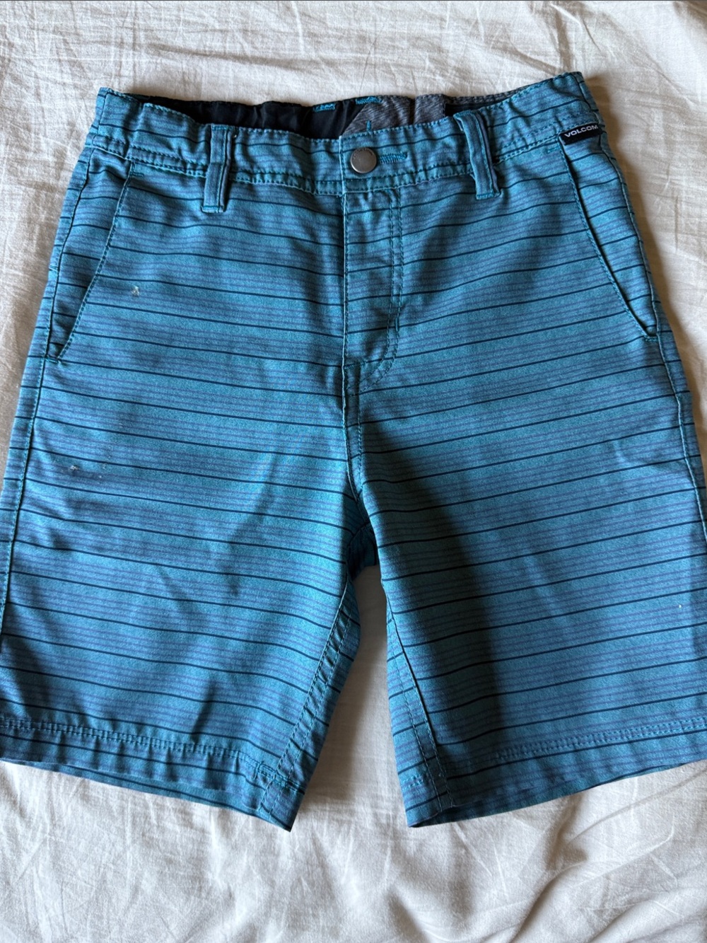 Volcom Blue Striped Boy’s Shorts